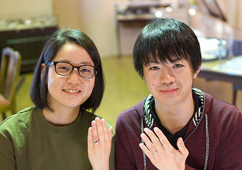 Taka&Natsu様 (Pt 曲線が美しい結婚指輪)