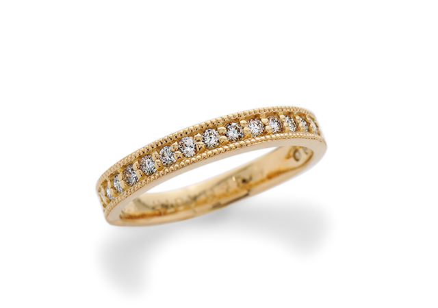 O様 (K18イエローゴールド 10周年記念リング)