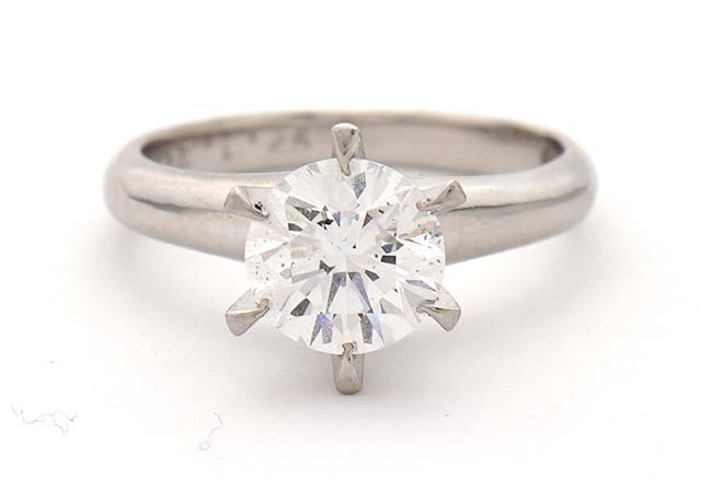 N様 (プラチナ製 1.15ct立て爪ダイヤリング をリフォーム)