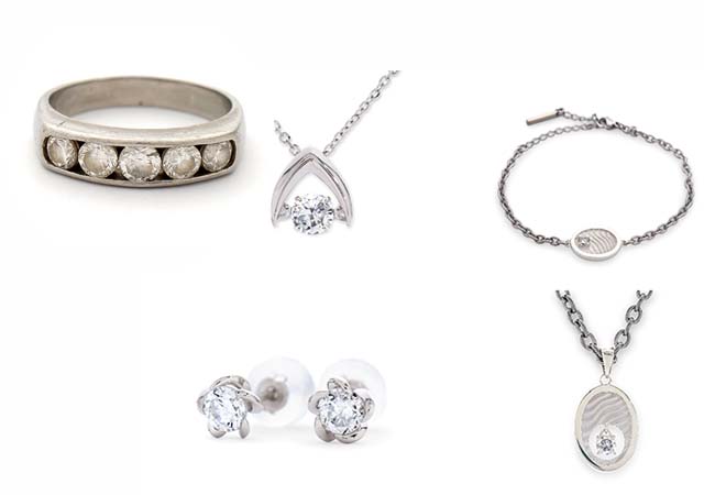 A様 (プラチナ ダイヤの指輪を4つのジュエリーへリフォーム)