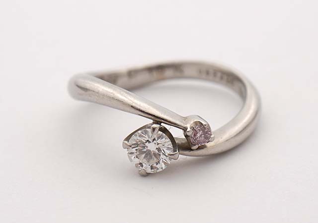 Y様 (プラチナ ウェーブのダイヤ婚約指輪をリフォーム)