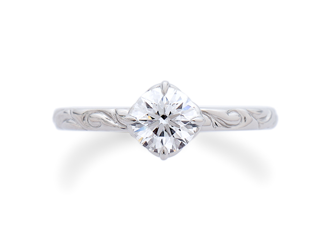 I様 (プラチナ ダイヤ指輪をリフォーム)