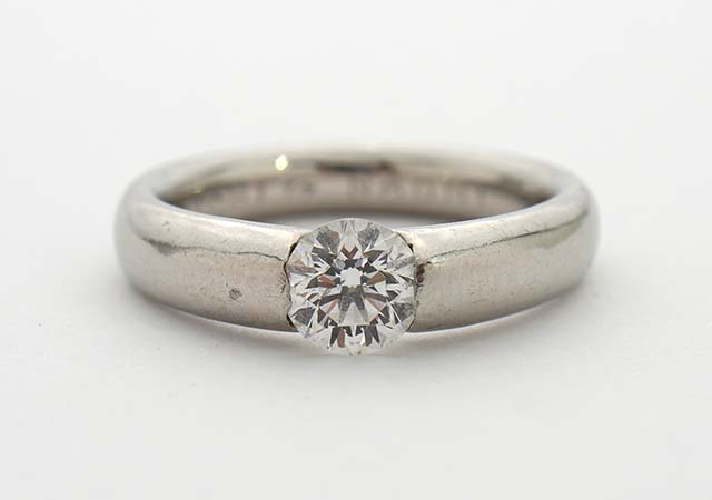 I様 (プラチナ ダイヤ指輪をリフォーム)