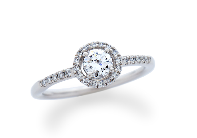 N様 (プラチナ 切断したダイヤの指輪をリフォーム)