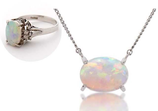 Y様 (プラチナ オパールの指輪をリフォーム)