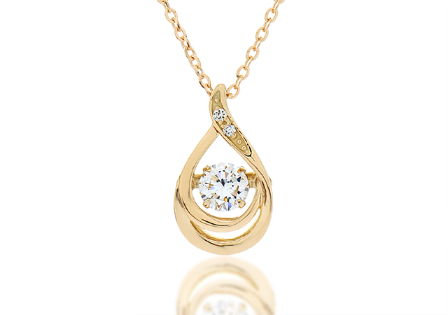 T様 (プラチナ ダイヤ婚約指輪をK18ネックレスにリフォーム)